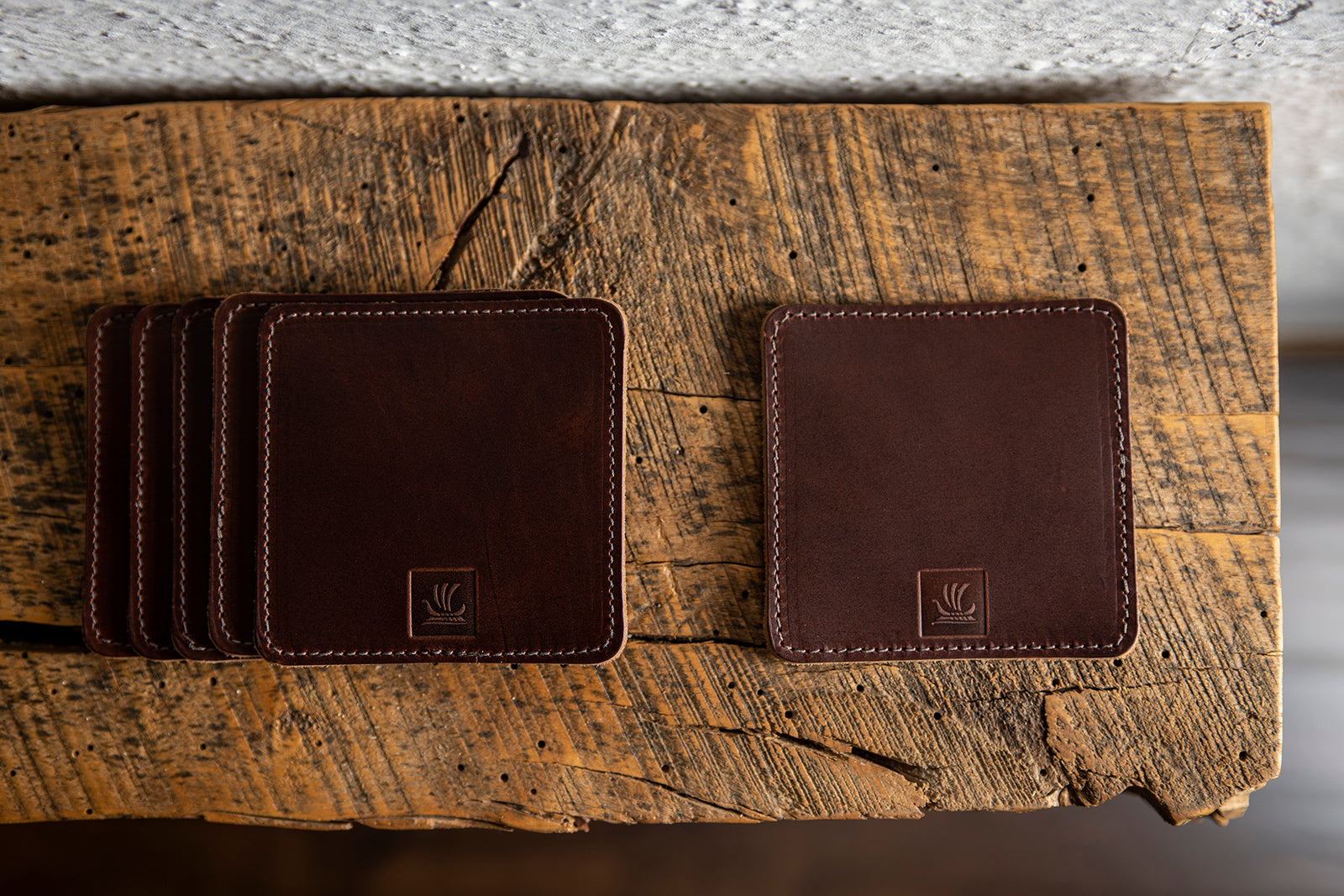 Coaster Sets - Copper Brown