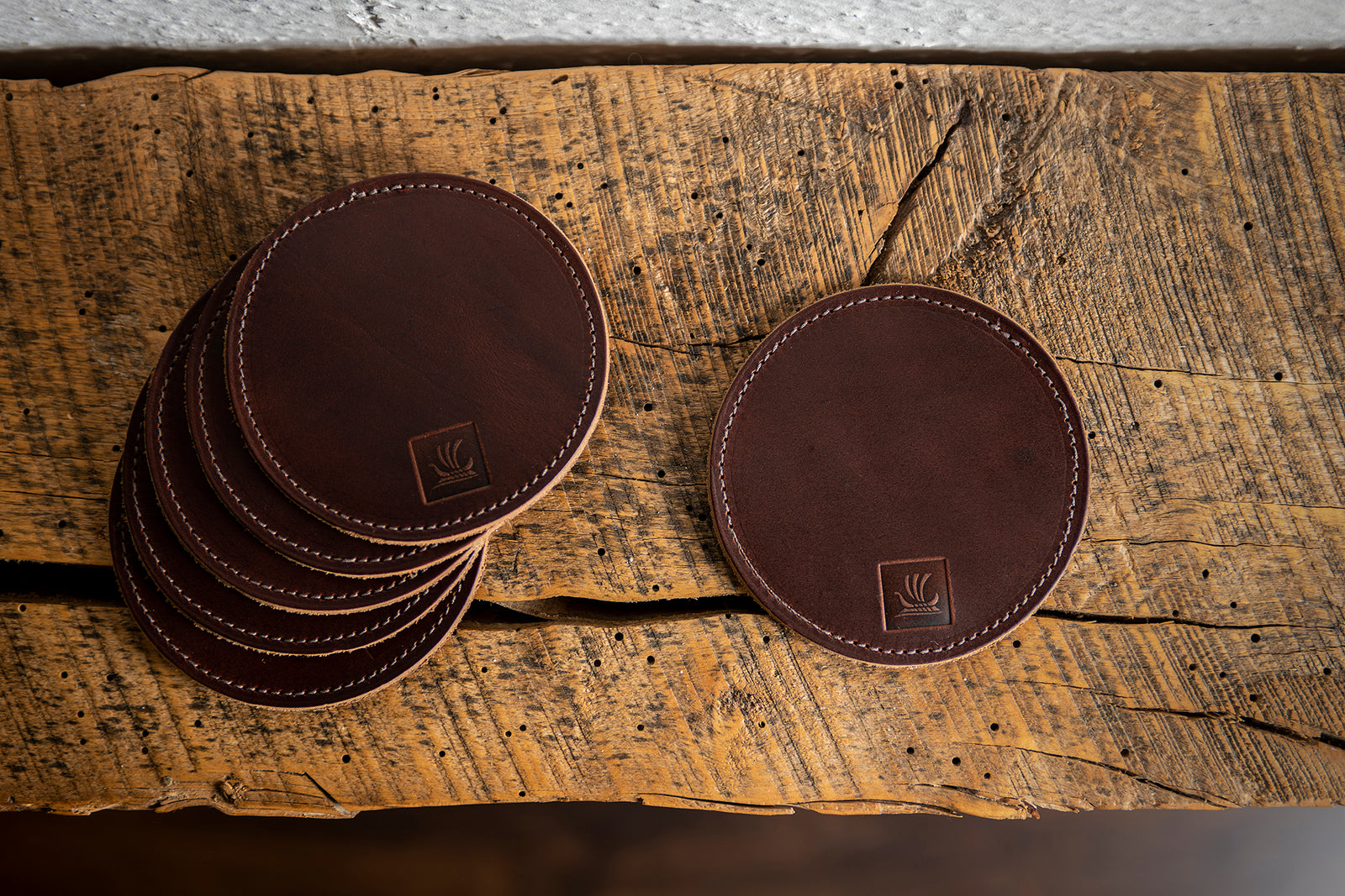 Coaster Sets - Copper Brown