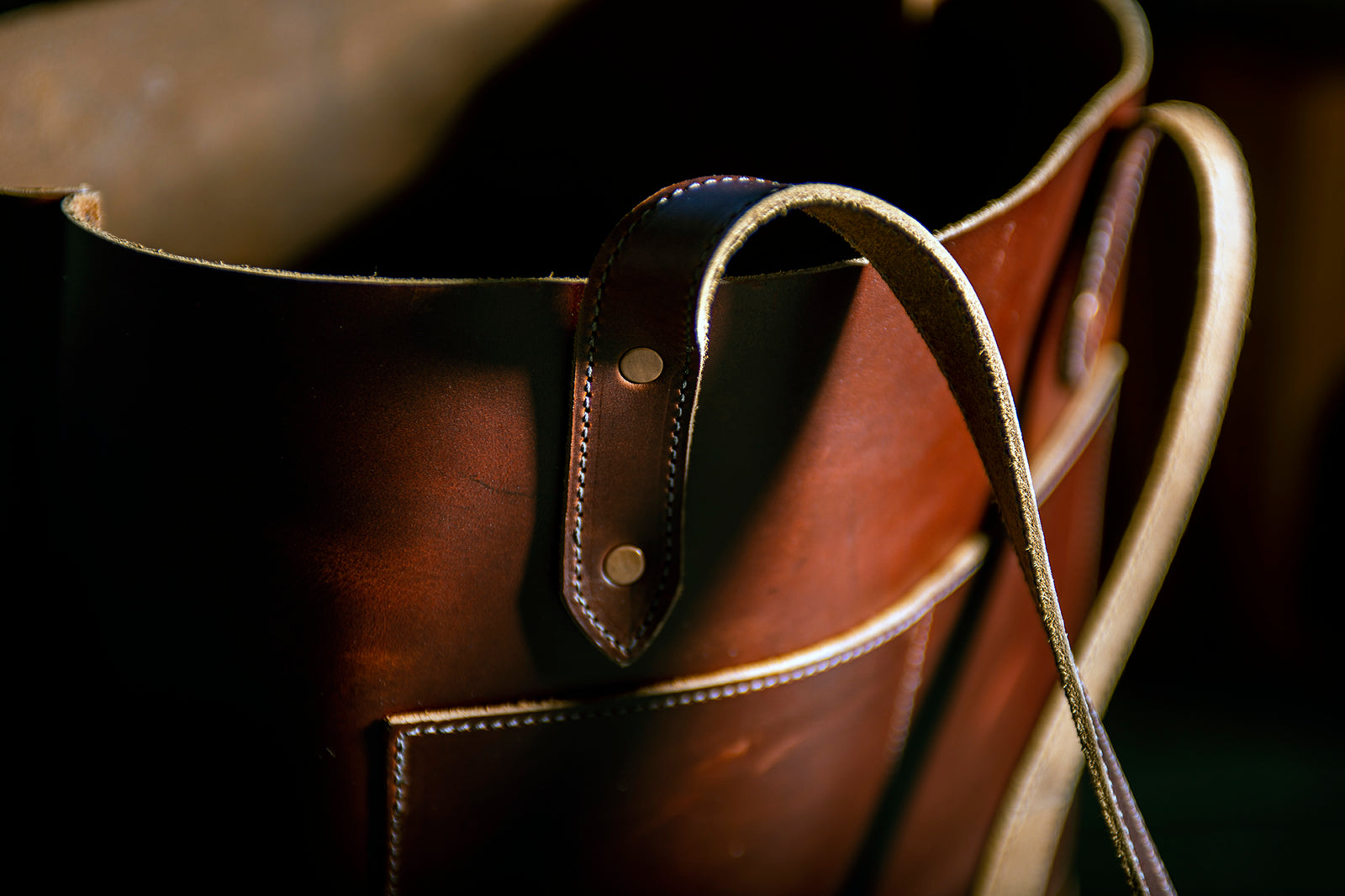 Medea Tote Bag - Copper Brown