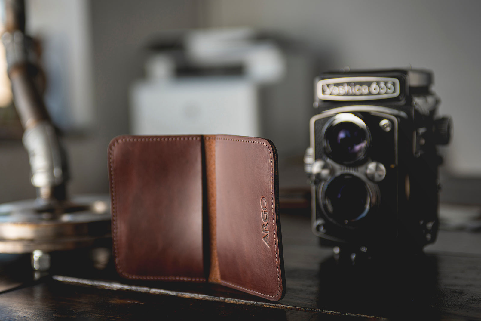 Slim Wallet - Copper Brown